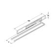 Towel Rail Arena Classic - 2 Arms Cheap