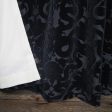 ANACONDA  Velvet Curtain - Noir Hot on Sale