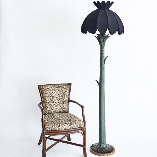 GALANTHUS Silk Standard Lampshade - Noir Fashion