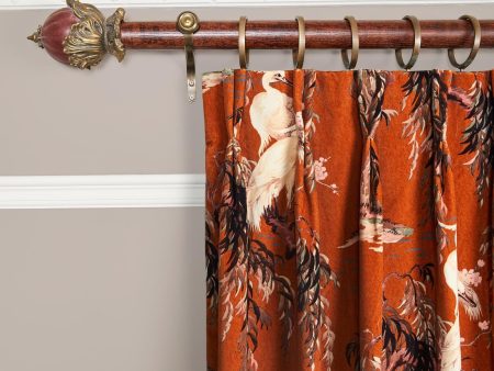 ZEUS Velvet Curtain - Tobacco Online Hot Sale