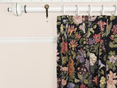 FLORALIA Velvet Curtain - Noir Supply