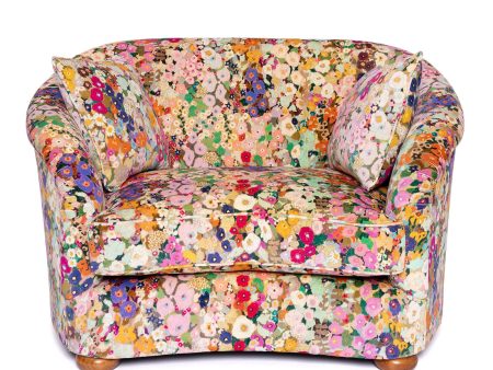 HOLLYHOCKS Velvet Vesper Loveseat - Spring Online Hot Sale