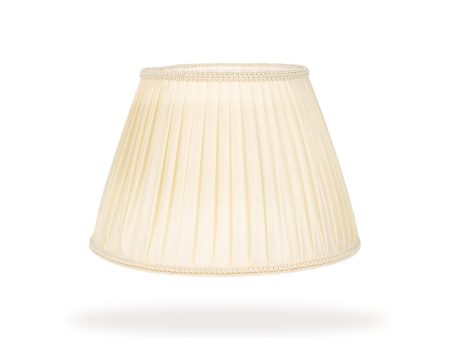 ARCOLA Silk Pleated Lampshade - Ecru Hot on Sale