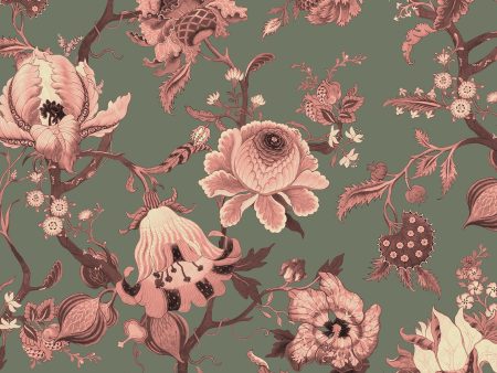 ARTEMIS Wallpaper - Verdigris Sample Online