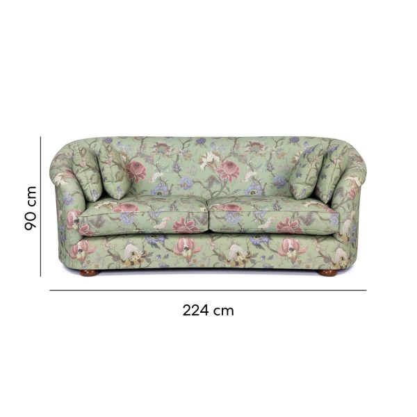 ARTEMIS Cotton Linen Vesper Sofa - Jadeite For Discount