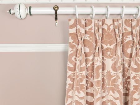 ANACONDA Velvet Curtain - Dusky Pink Online Hot Sale