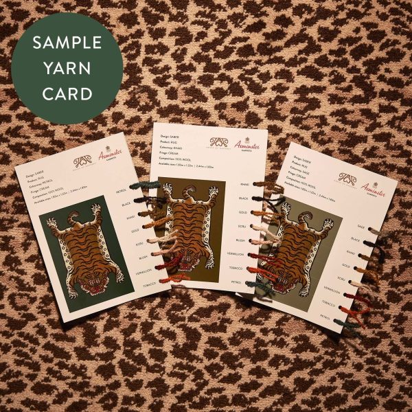 WILD CARD Runner - Butterscotch Sample Card Supply