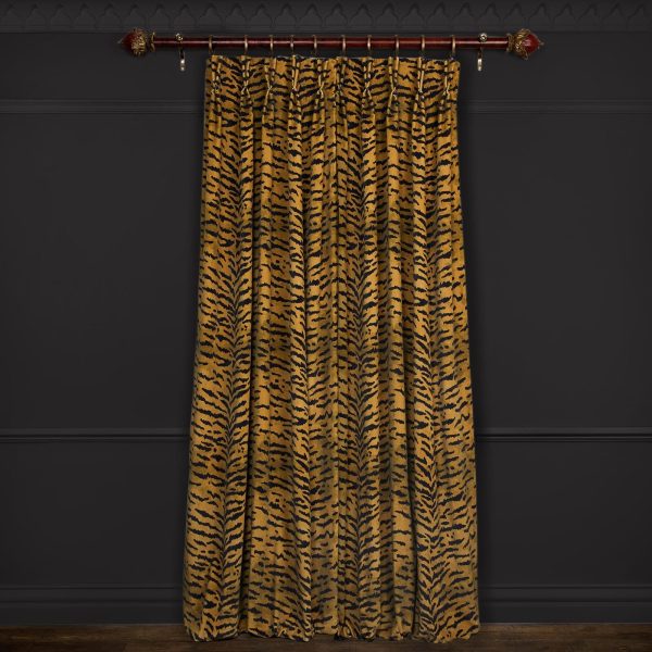 TIGRE Velvet Curtain - Taupe Supply