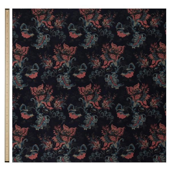 PERSEPHONE Jacquard Curtain - Noir Sale