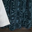 ANACONDA  Velvet Curtain - Petrol Sale