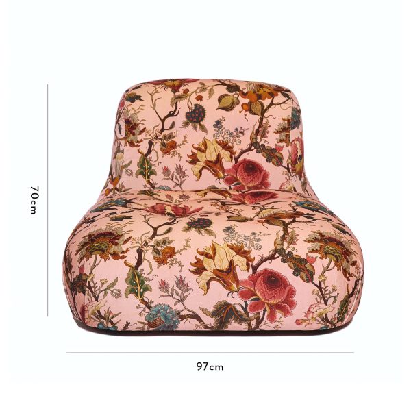 ARTEMIS Velvet Castle Chair - Blush on Sale