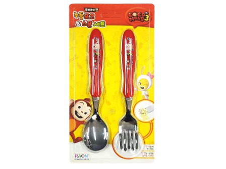 Toddler Noodle Fork & Spoon Set (Cocomong) Cheap