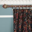 ZENNOR Velvet Curtain - Emerald Sale