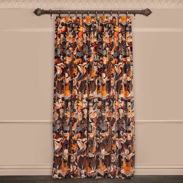 PHANTASIA Velvet Curtain - Selenite Orange Online Sale