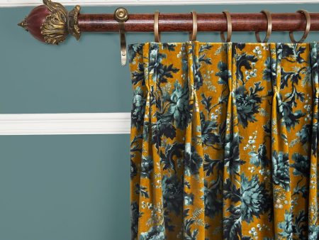 OPIA Velvet Curtain - Bronze For Discount