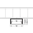 Aluminium Profile for Surface Mounted Strip Lights Discount