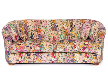 HOLLYHOCKS Velvet Vesper 3-Seater Sofa - Spring Online Hot Sale