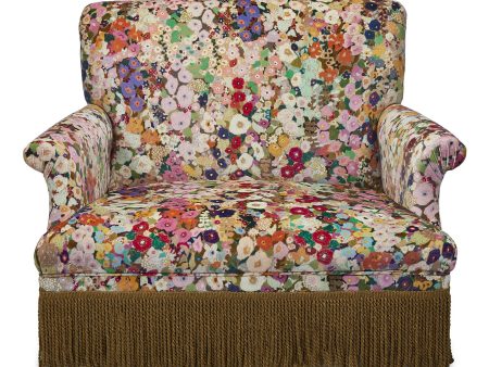 HOLLYHOCKS Velvet Loveseat - Spring Discount