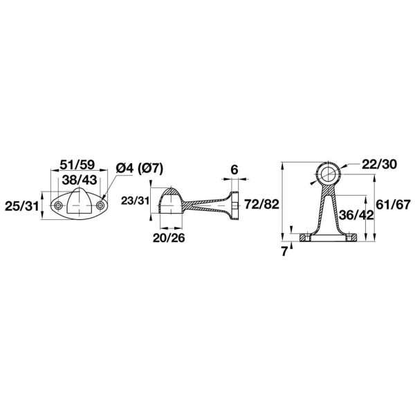 Round Rail End Bracket For Discount