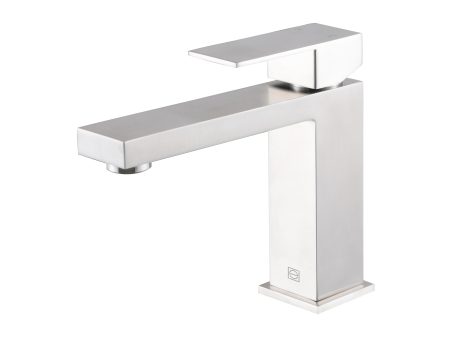 Jakob Single Hole Single Handle Bathroom Faucet In Brushed Nickel Discount