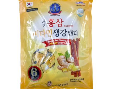 Korean Red Ginseng, Vitamins, & Ginger Candy 365 Days (300g) For Cheap