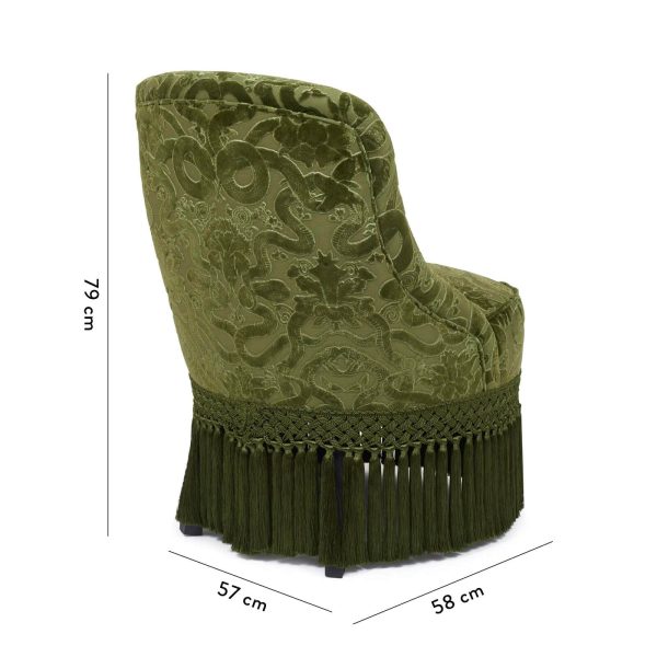 ANACONDA Gascoigne Bedroom Chair - Olive Cheap