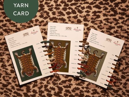 WILD CARD Rug - Butterscotch Sample Card Supply