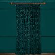 ANACONDA  Velvet Curtain - Petrol Sale