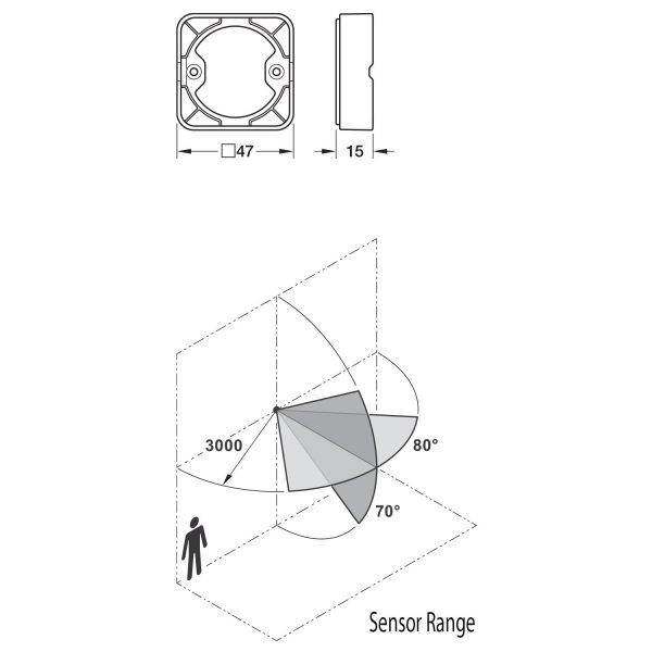 Häfele Connect Mesh motion detector Modular - 5 12V Online now