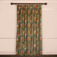 ARTEMIS Velvet Curtain - Moss Green For Sale