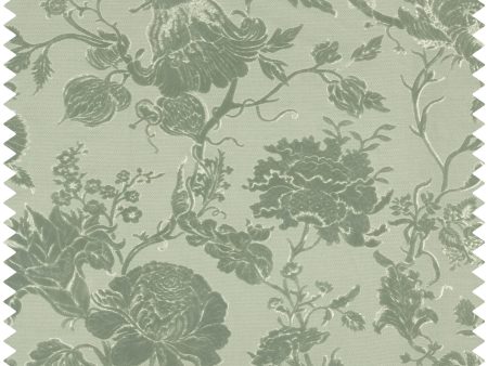 ARTEMIS Cut-Velvet - Eucalyptus Sample Sale