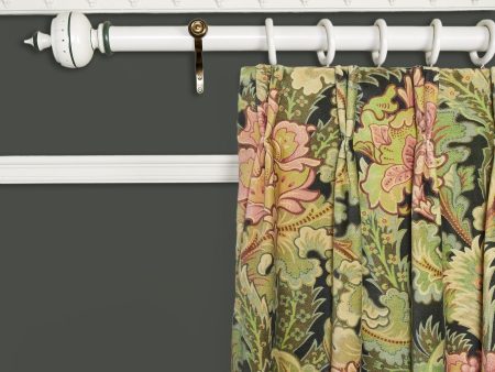 BATHSHEBA Velvet Curtain - Verde For Cheap