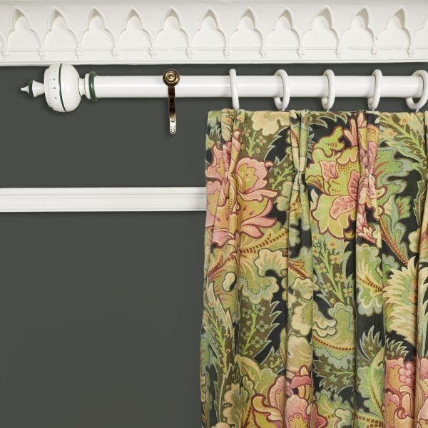 BATHSHEBA Velvet Curtain - Verde For Cheap