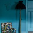 GALANTHUS Silk Standard Lampshade - Noir Fashion