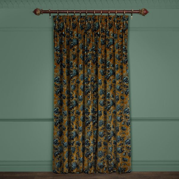 OPIA Velvet Curtain - Bronze For Discount