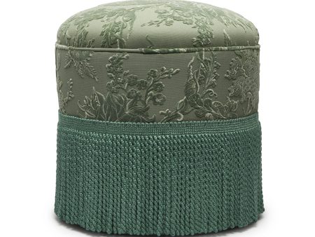 ARTEMIS Cut-Velvet Bottoman  - Eucalyptus on Sale