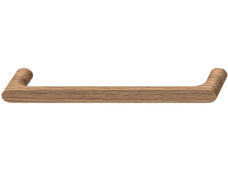 Timber Furniture Handle in Ash Black Stained or Oak Natural Lacquered, 35 Height Supply