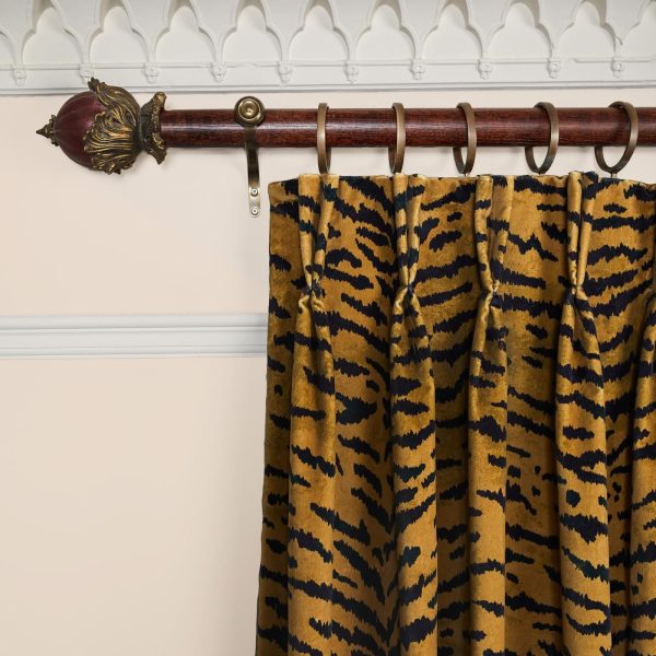 TIGRE Velvet Curtain - Taupe Supply