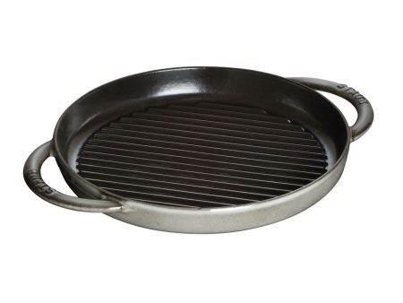 10  - Cast Iron, Grill Pan, Round Double Handle Online Hot Sale