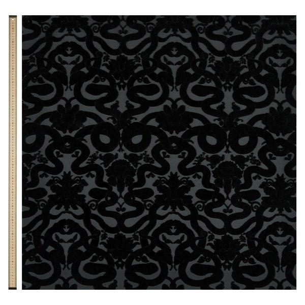 ANACONDA  Velvet Curtain - Noir Hot on Sale