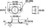 Round Rail End Support on Sale