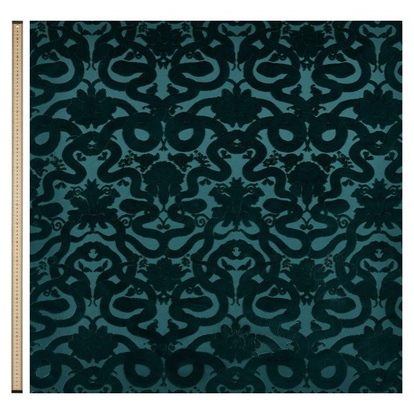 ANACONDA  Velvet Curtain - Petrol Sale