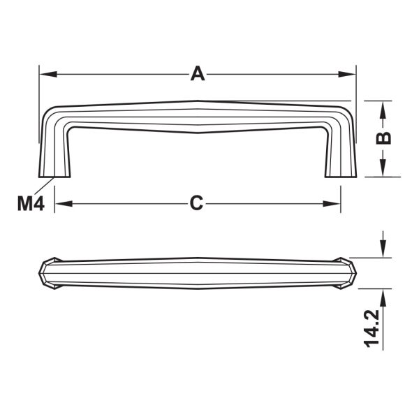 Luxe Furniture Handle | 4 Finishes | 3 Sizes Hot on Sale