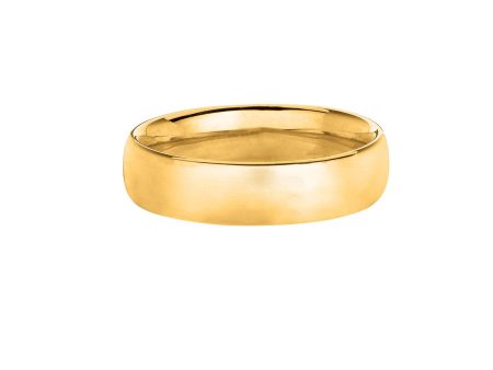 14K Gold 6mm Wedding Band Online Sale