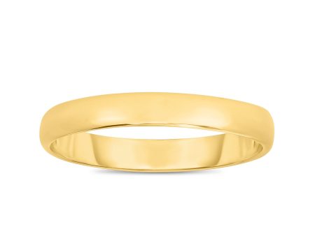 14K Gold 4mm Wedding Band Hot on Sale