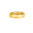 14K Gold 5mm Wedding Band For Discount