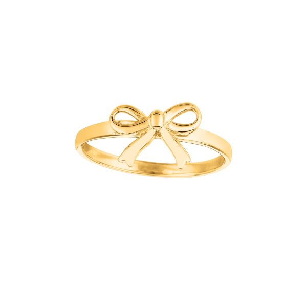 14K Gold Bow Ring Online Sale