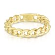 14K Gold Curb Ring Supply