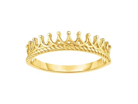 14K Gold Crown Ring Supply