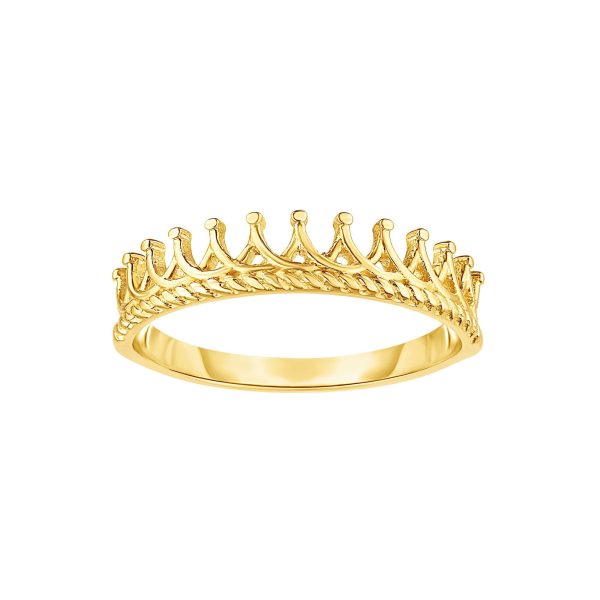 14K Gold Crown Ring Supply